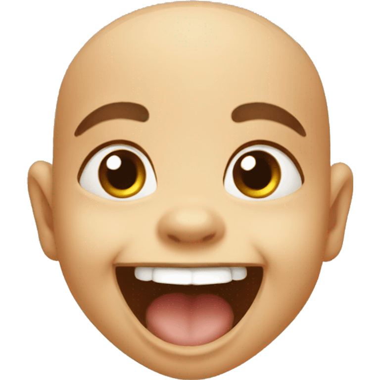 happy ugly baby emoji