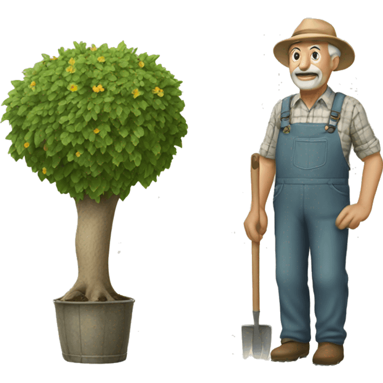 old two gardeners emoji