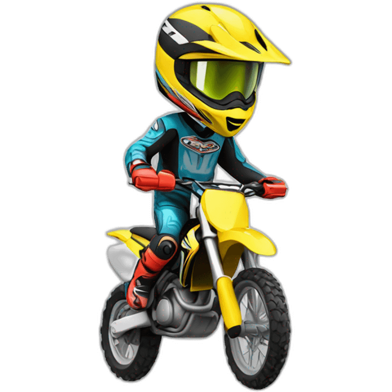 Motocross emoji