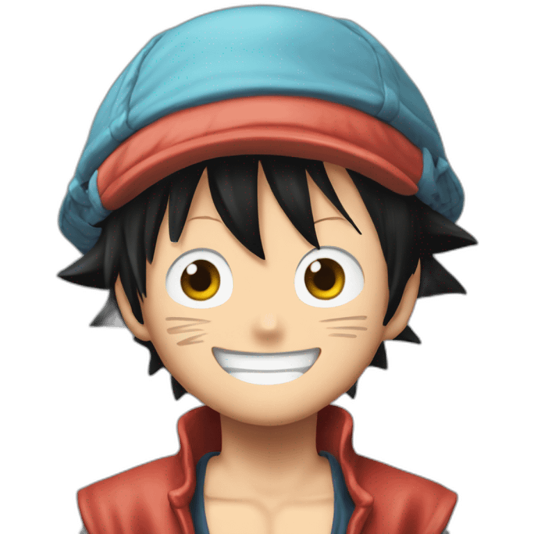 luffy embrassant nami emoji