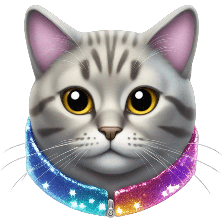 Sparkly cat emoji