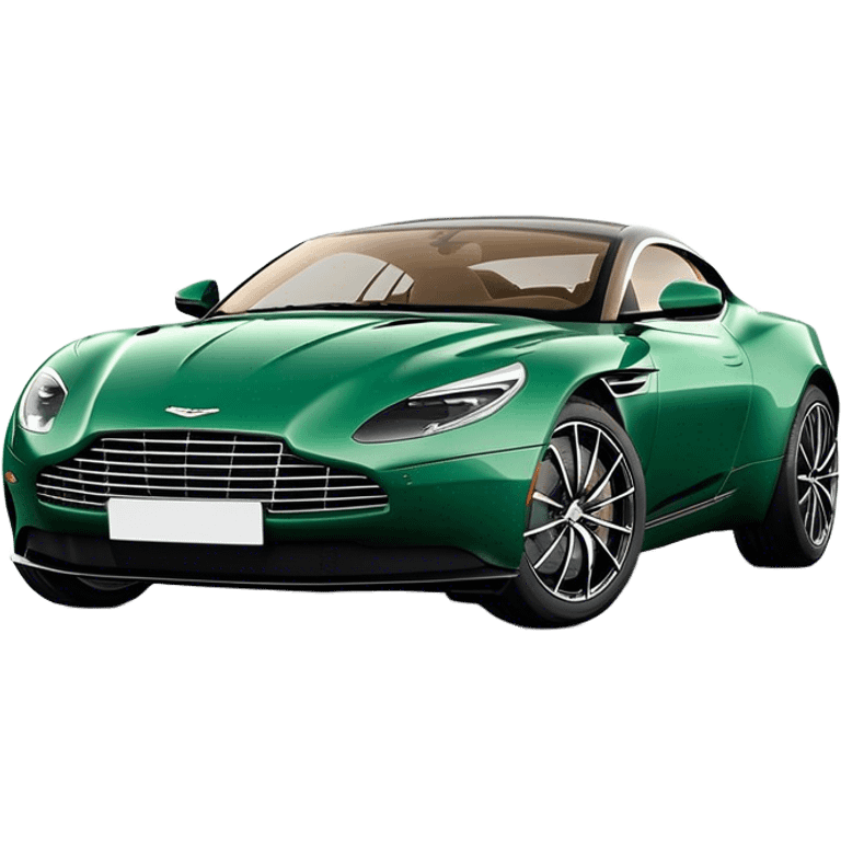 Aston Martin DB11 - Aston Martin (Model Year: 2022) (Iconic colour: Green) emoji