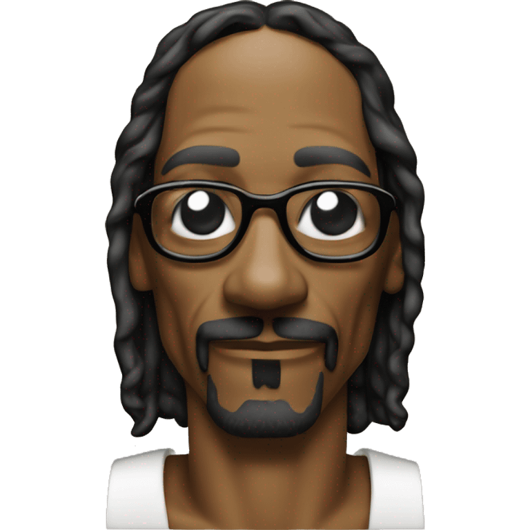 Snoop dogg with a joint emoji