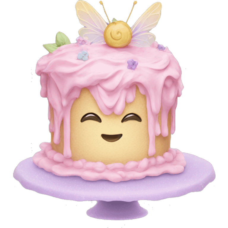 Fairy pastel cake emoji