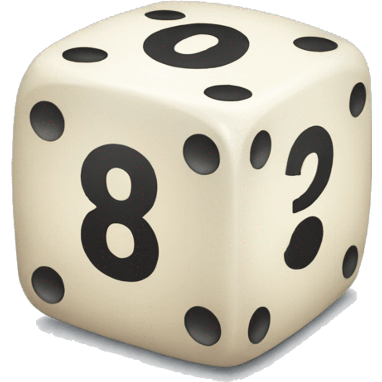 dice with numbers emoji