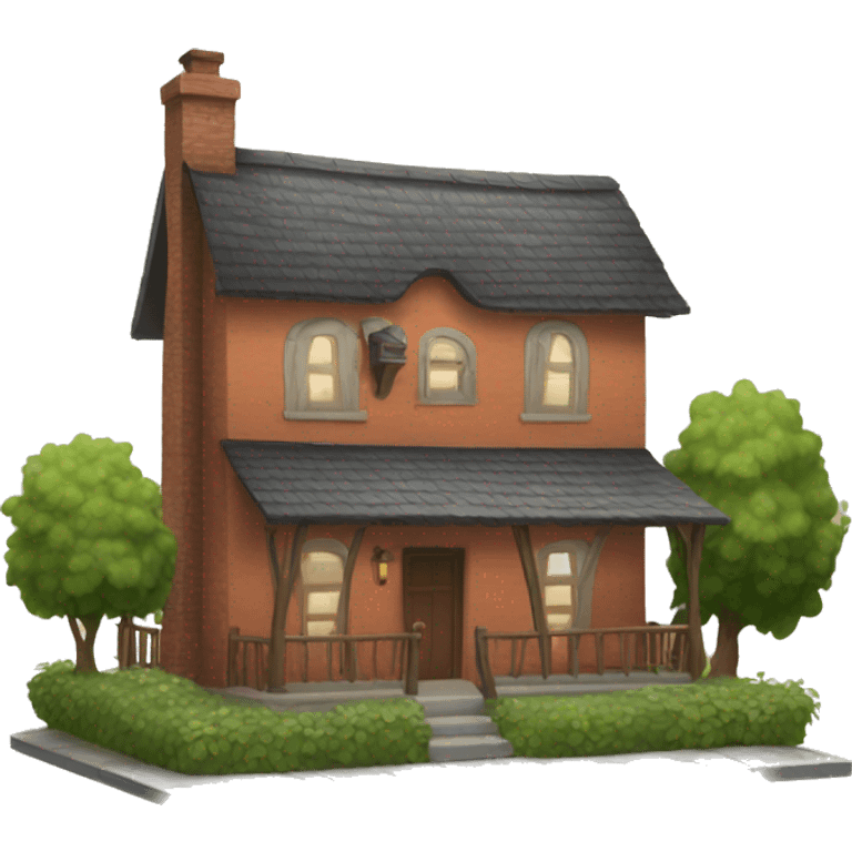 house in the village emoji