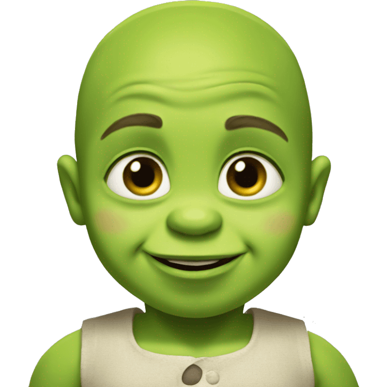 Baby shrek  emoji