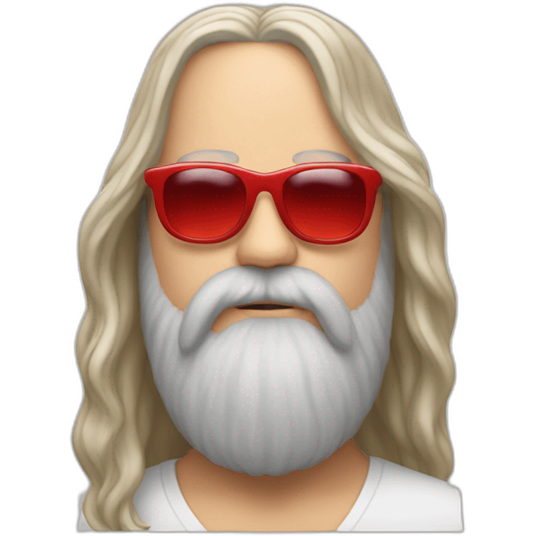 rick rubin with red tinted glasses emoji