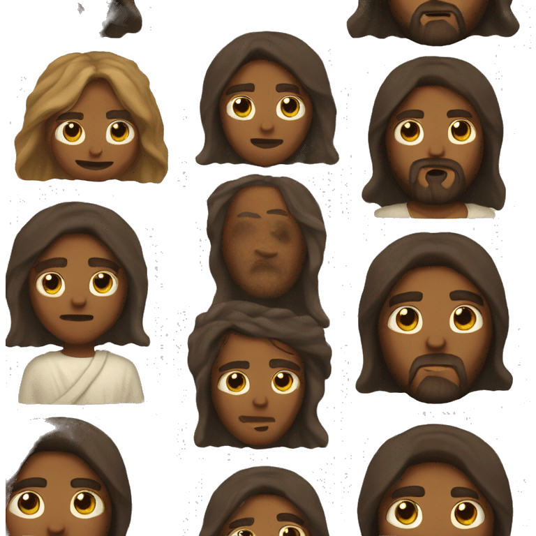 brown skin Jesus Christ emoji