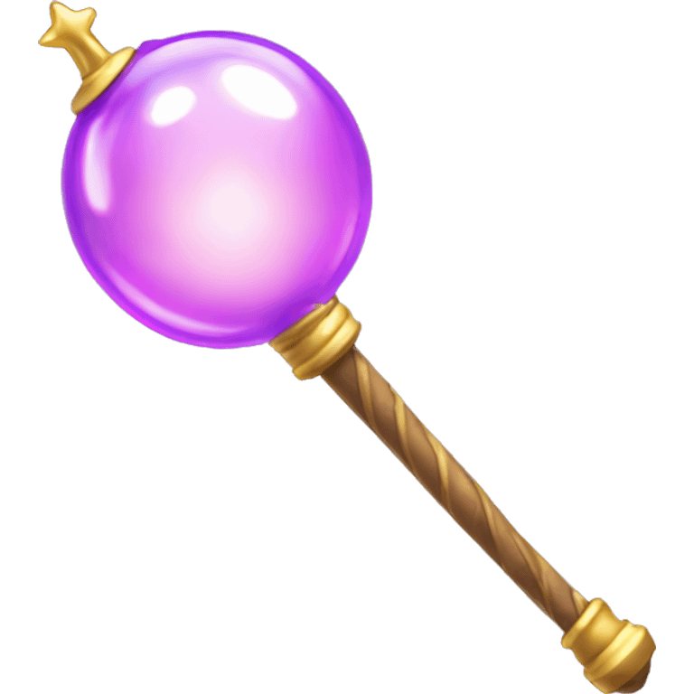 Glindas bubble wand wicked  emoji