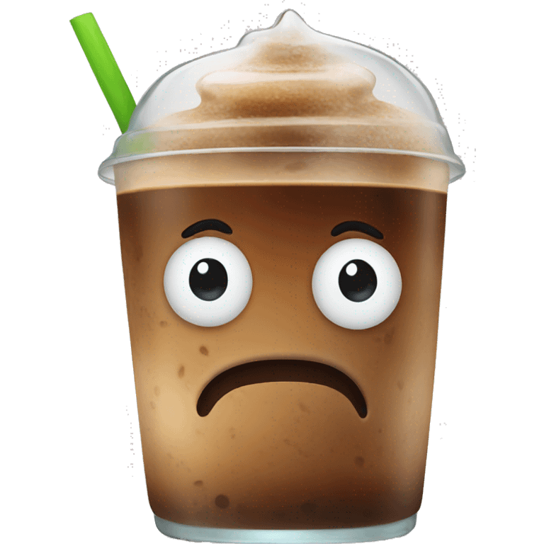 Iced coffee  emoji