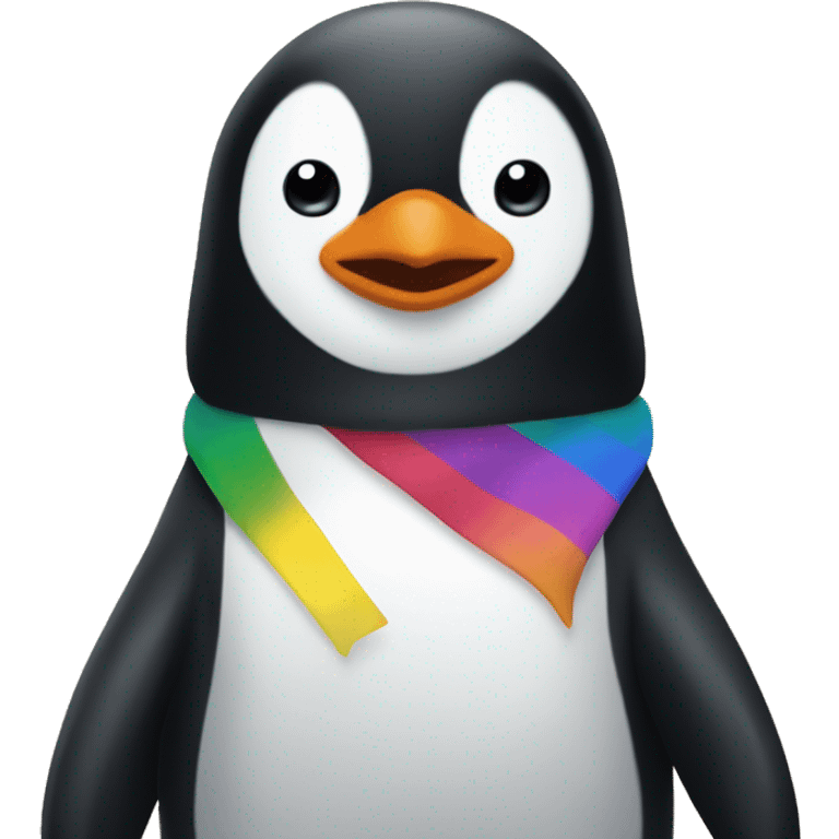 Gay penguin emoji