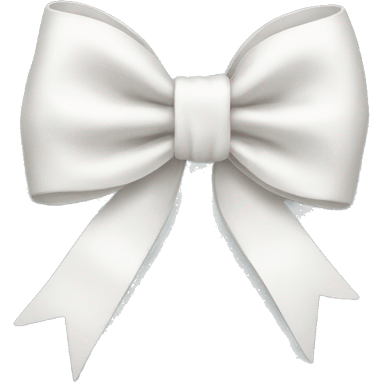 White bow  emoji