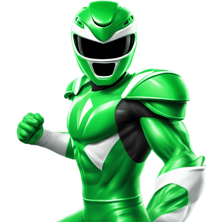 Power rangers Green emoji