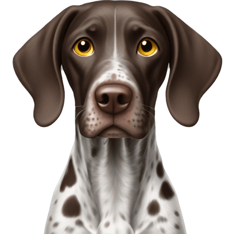 German shorthaired pointer emoji