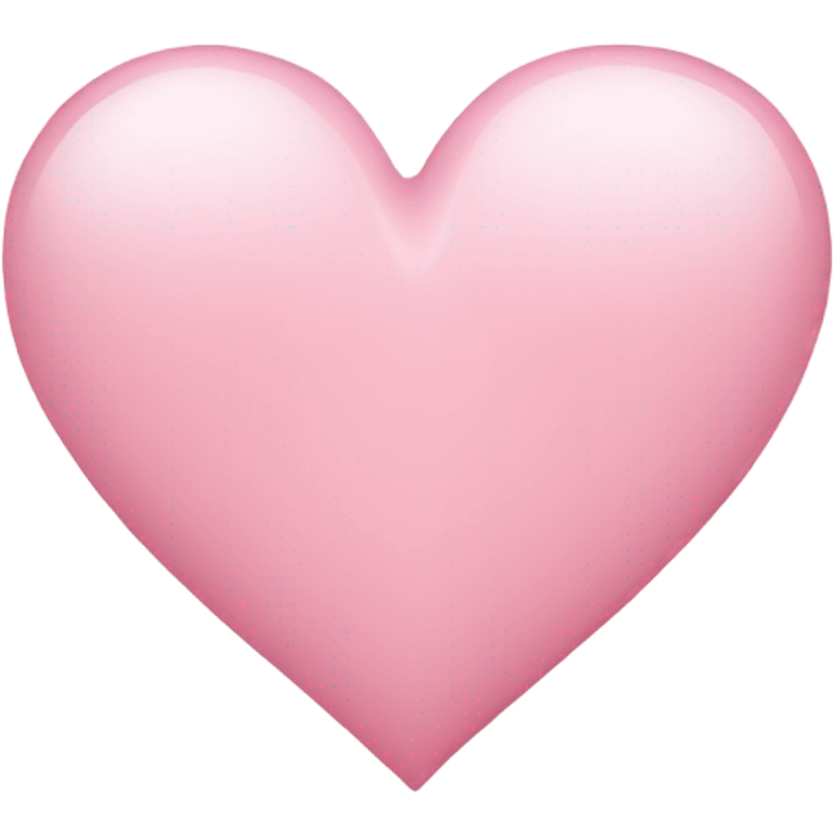 Light pink heart emoji