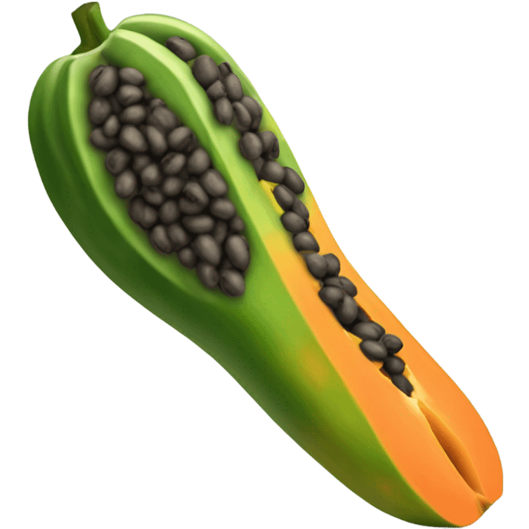 papaya emoji