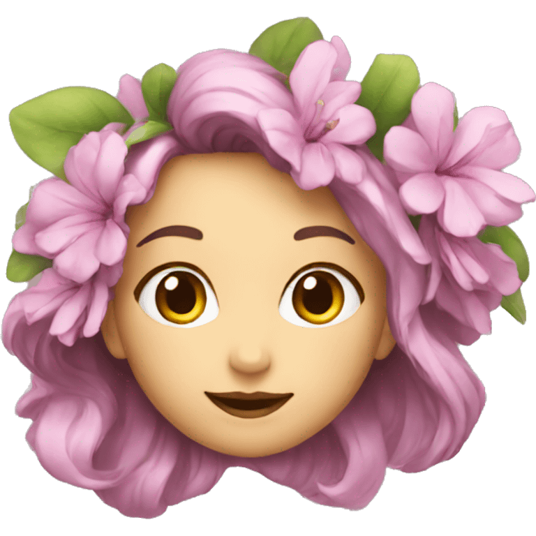 Bloom girl emoji