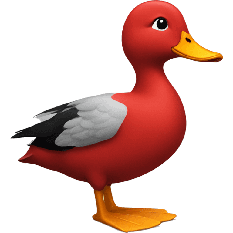 a red duck  emoji