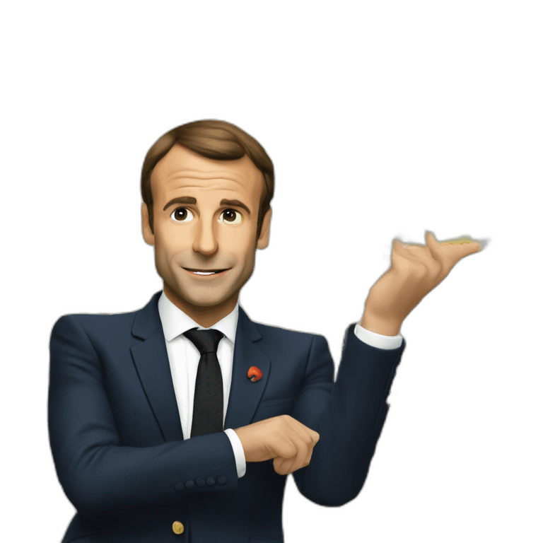 Macron danse emoji