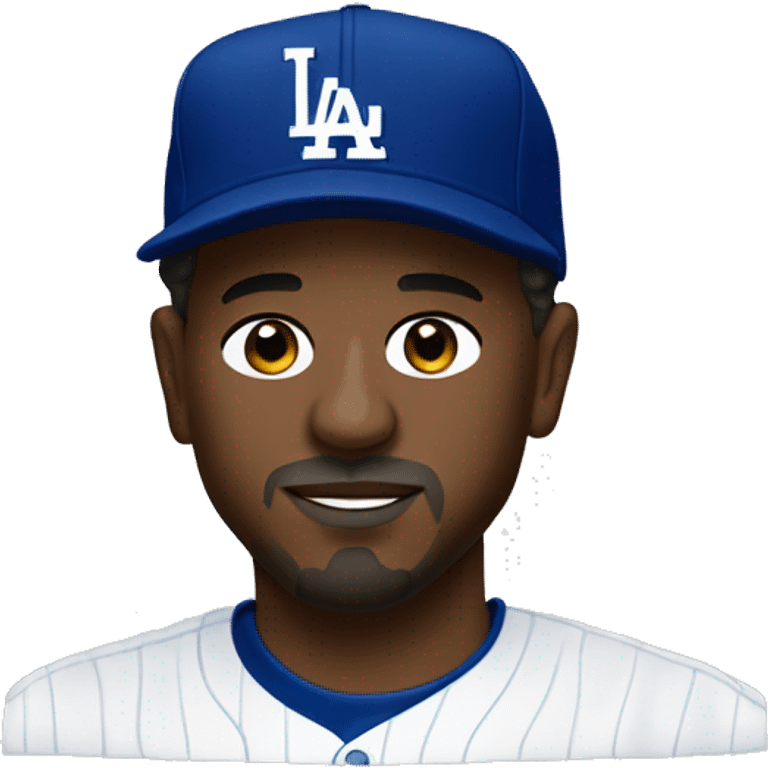 Kendrick Lamar LA Dodgers hat emoji