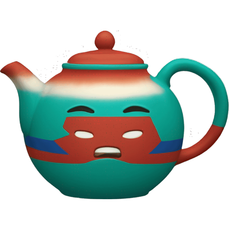 an indonesian abaco in the shape of a teapot emoji