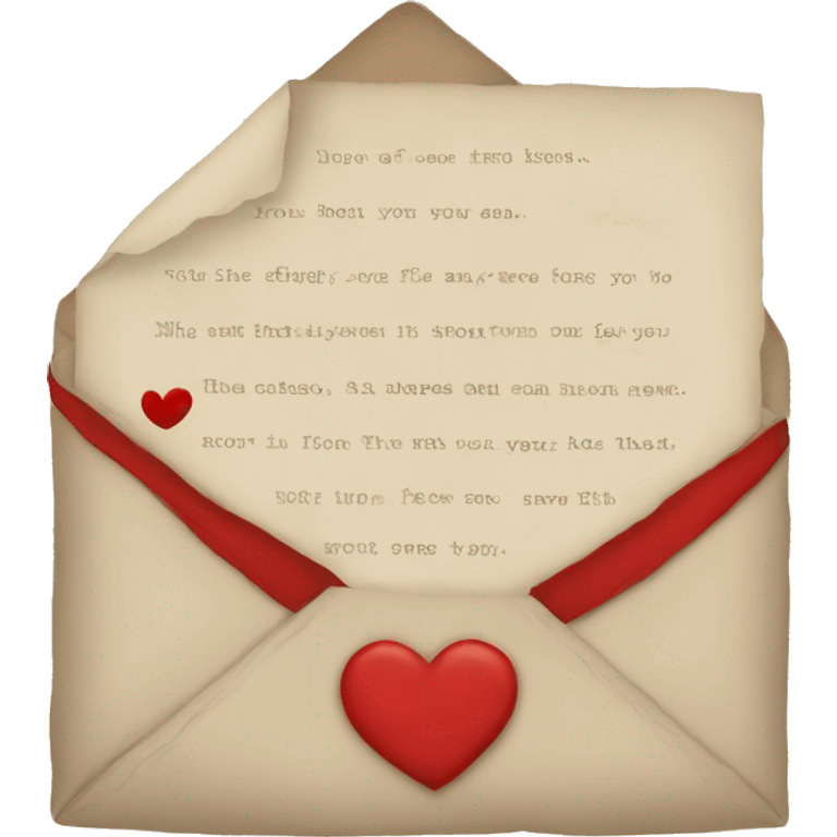 Love letter  emoji