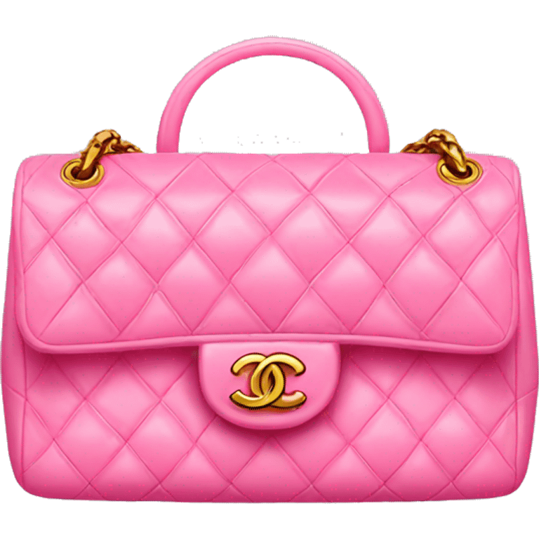 Pink Chanel bag emoji