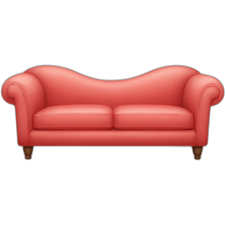 pale red sofa emoji