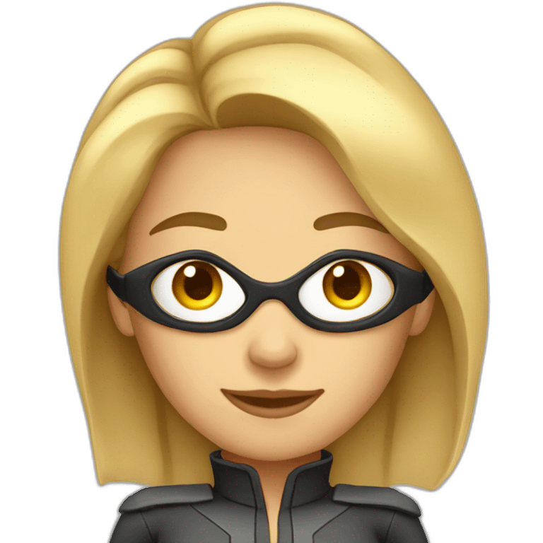 super hero female manager emoji