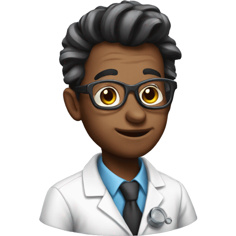 scientist skunk emoji