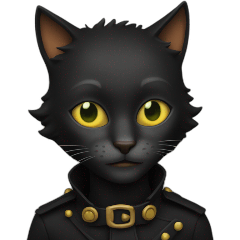 Chat noir emoji