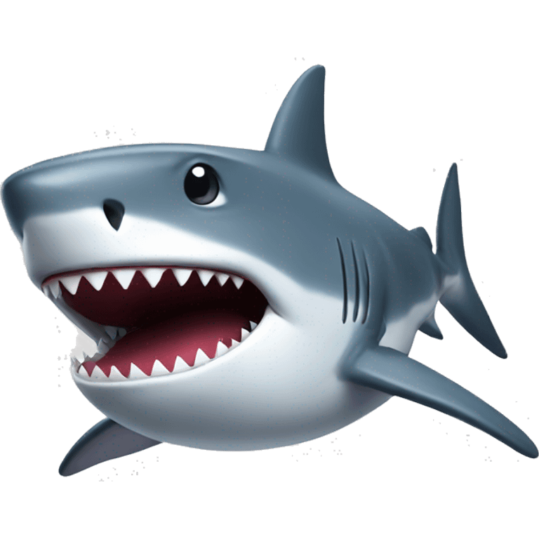 shark with top emoji