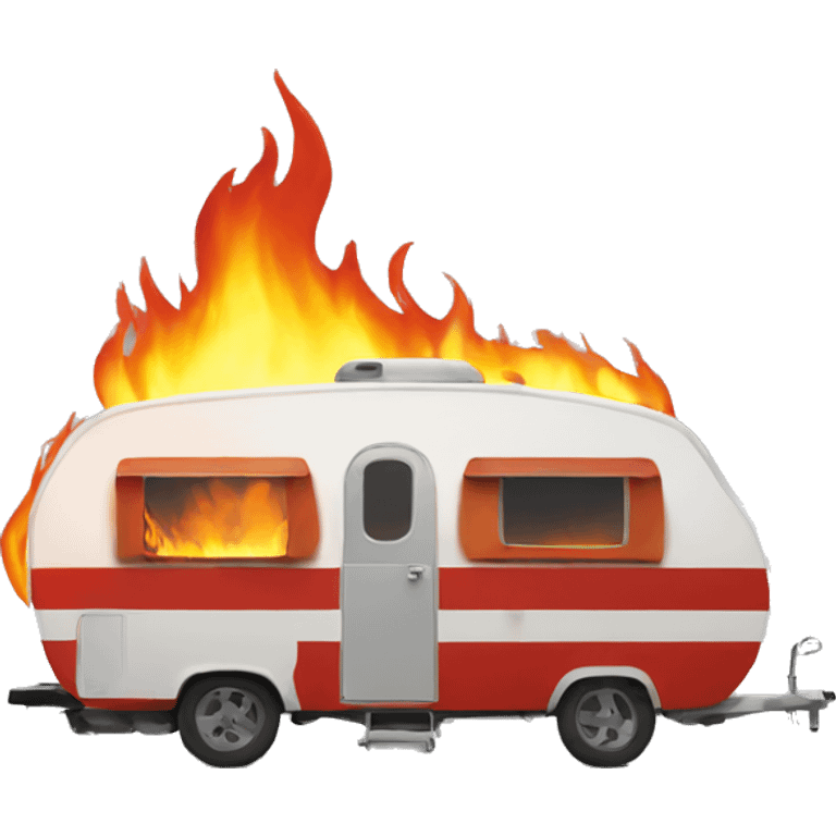 Caravan fire emoji