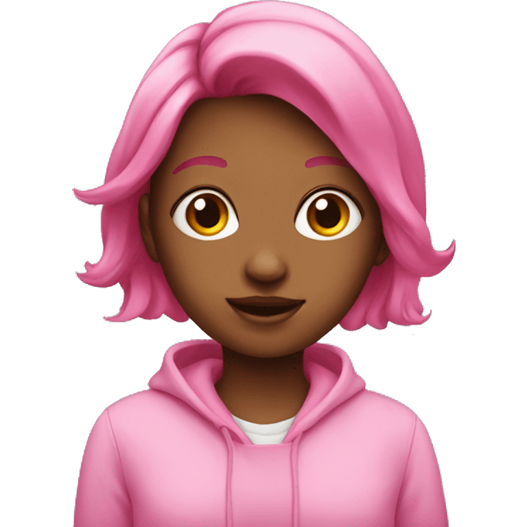 Pink girl emoji emoji