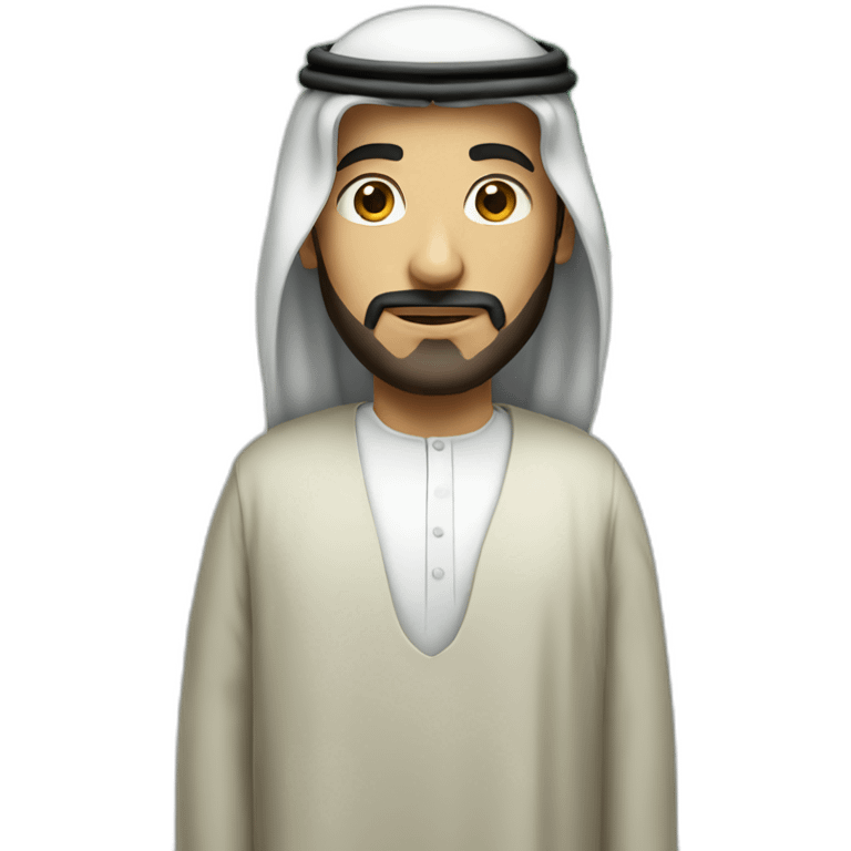 Saudi Man with Saudi flag emoji