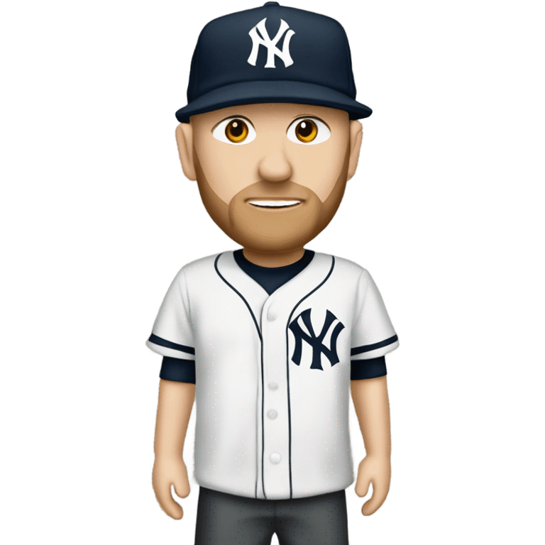 Fred durst from 1999 with a Yankees logo on his hat emoji