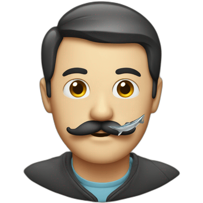 phishing moustache emoji