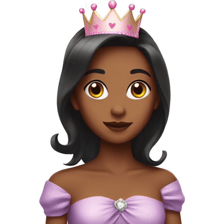 Cat birthday princess emoji