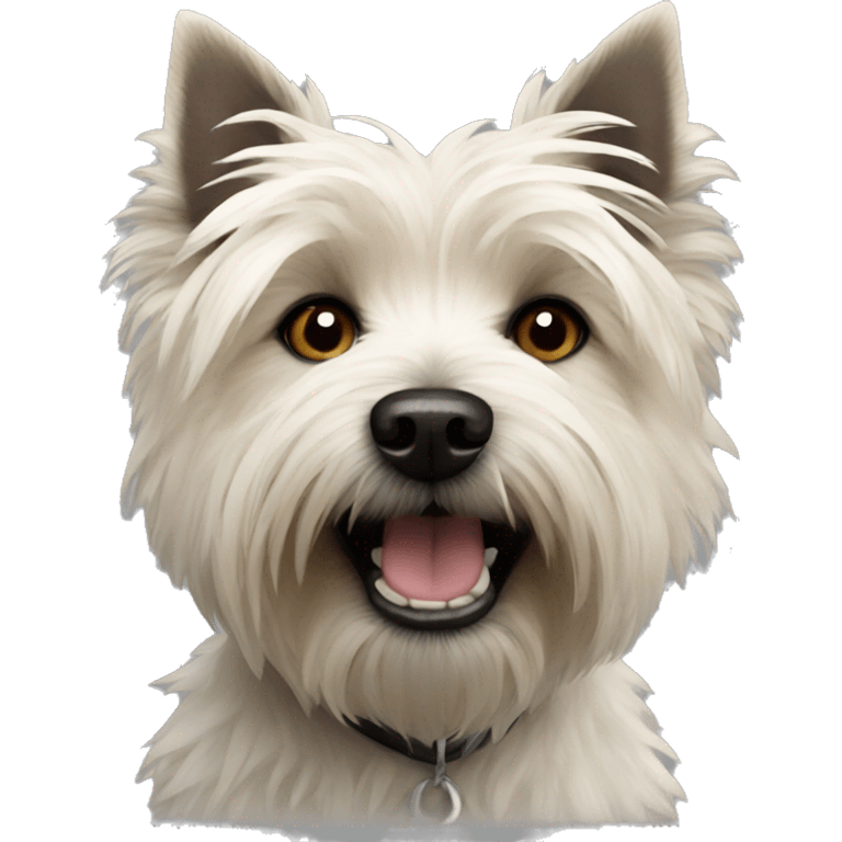 White cairn terrier emoji