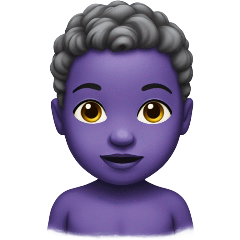 Purple baby emoji