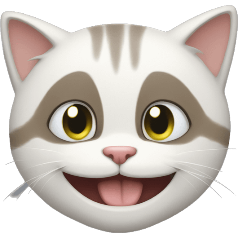 Happy cat emoji