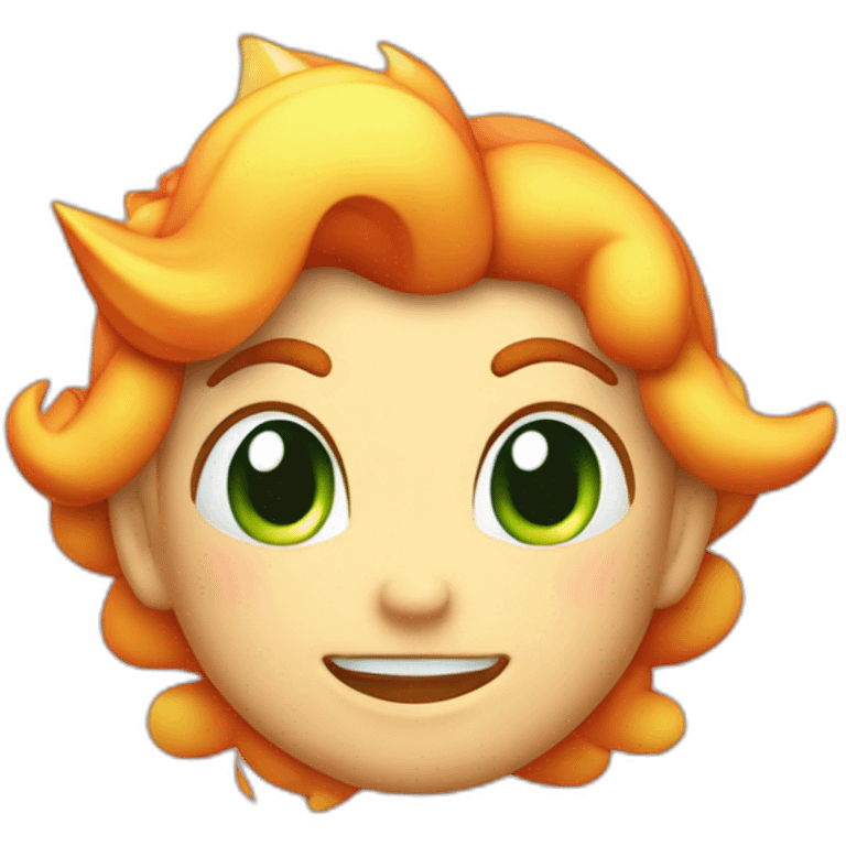 priness peach mised with bowser emoji