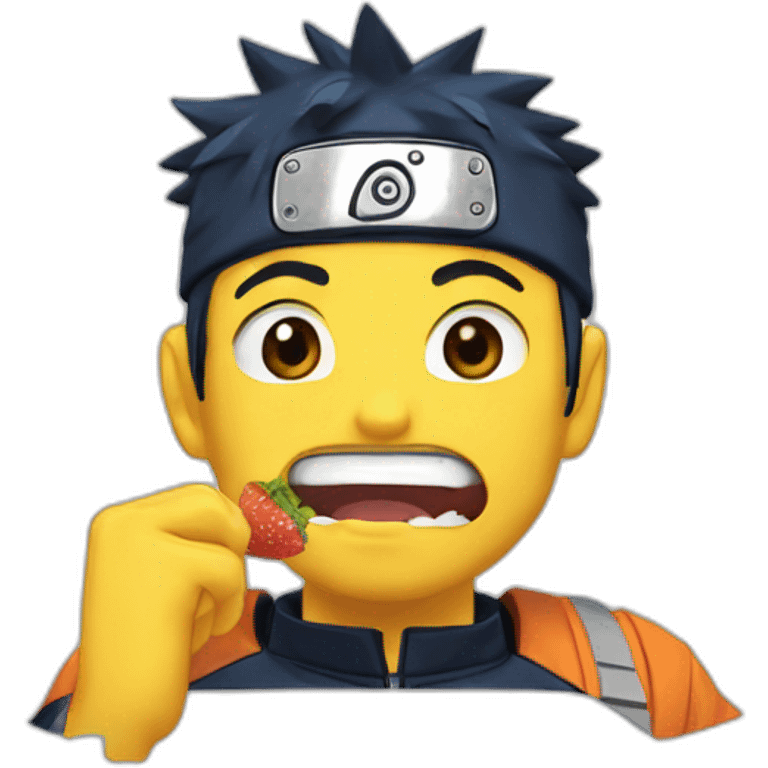 Naruto qui mange  emoji