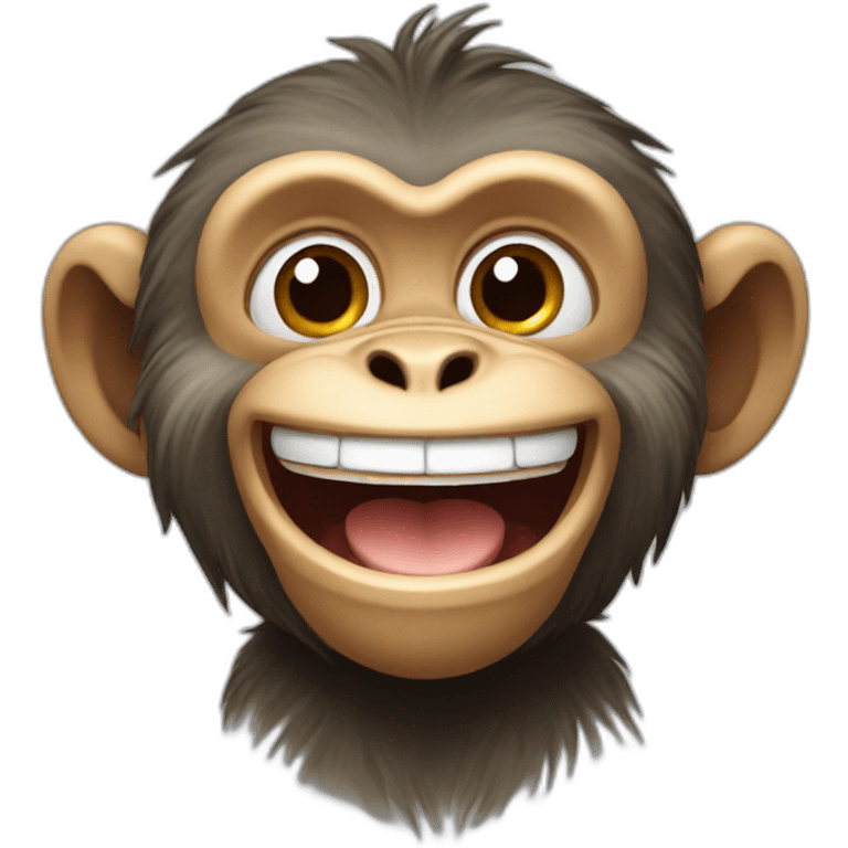 happy monkey emoji