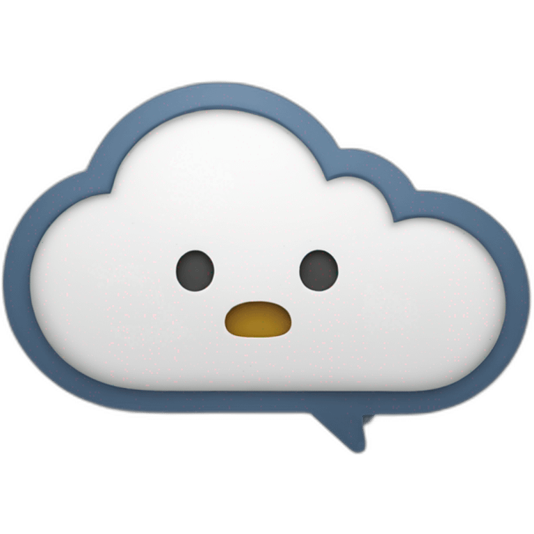 speech cloud emoji