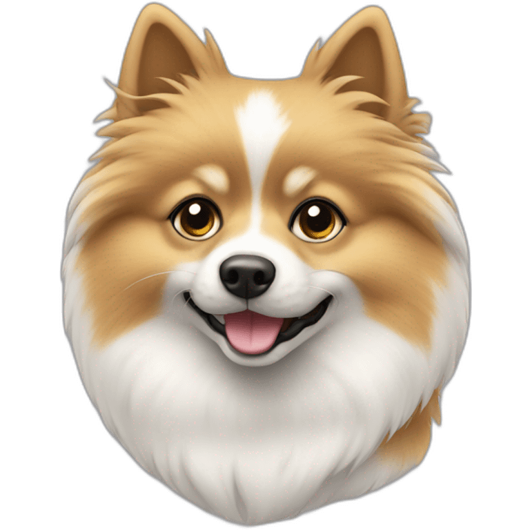 spitz-branco emoji