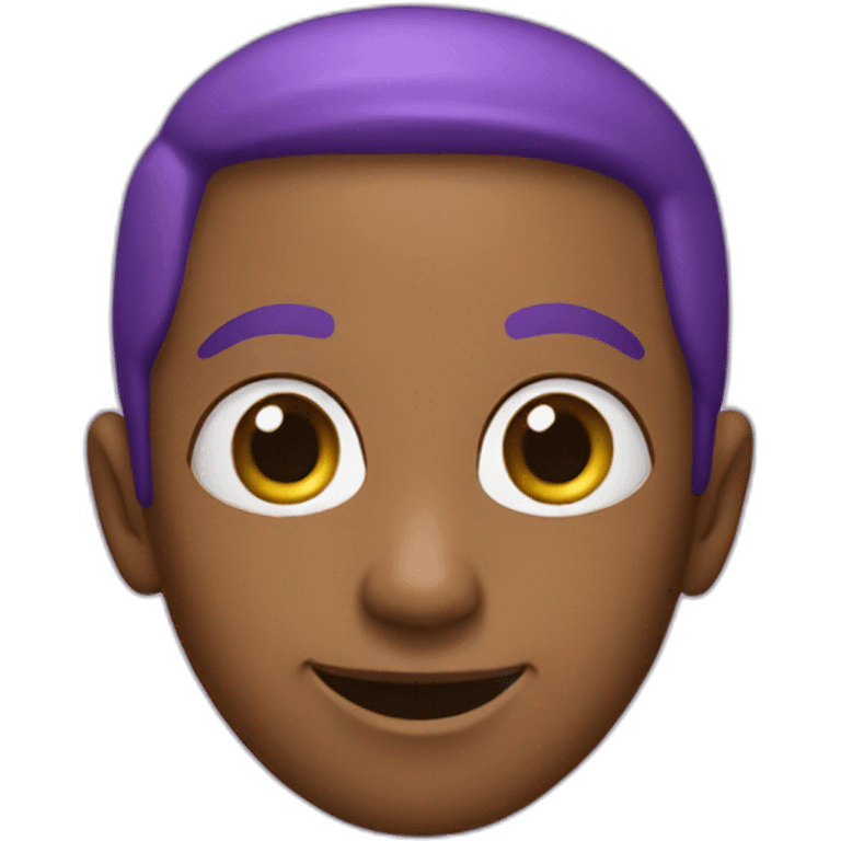 et roxo feliz emoji