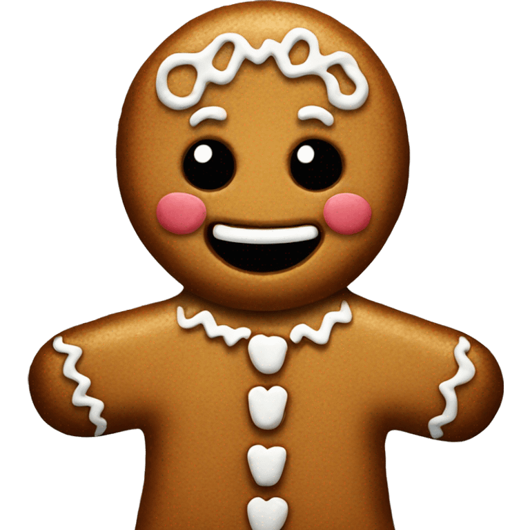 gingerbread man emoji