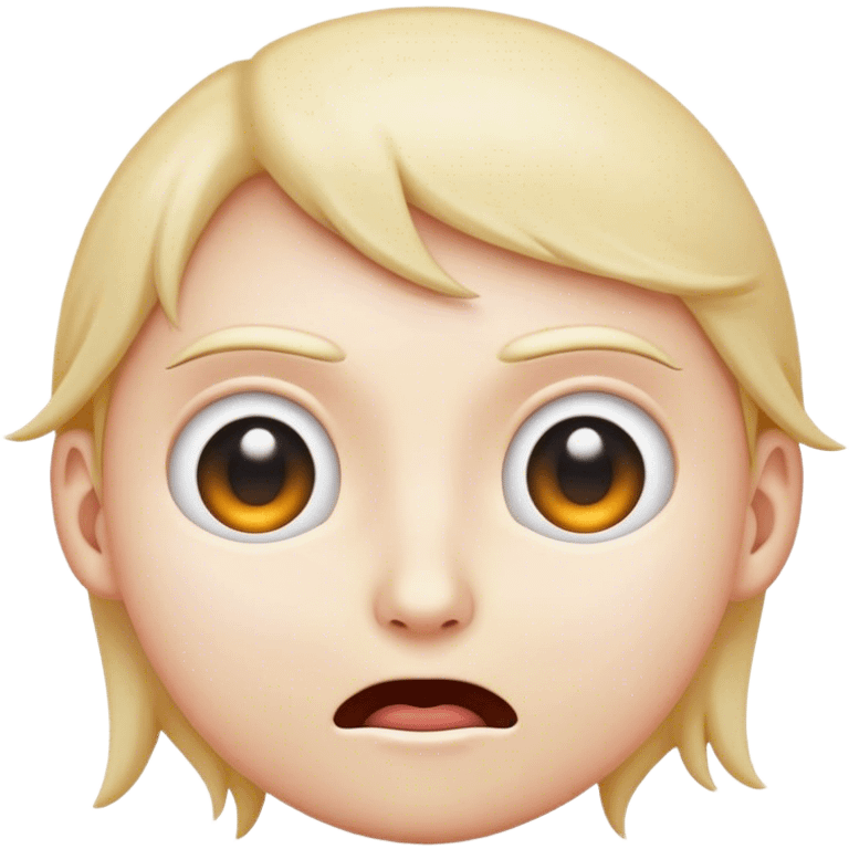 profile view emoji with eyes popping out of head emoji